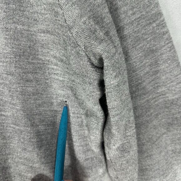 Polo Golf Ralph Lauren Men's XL 1/4 Zip 100% Merino Wool Gray Lined - see info. - Picture 9 of 14